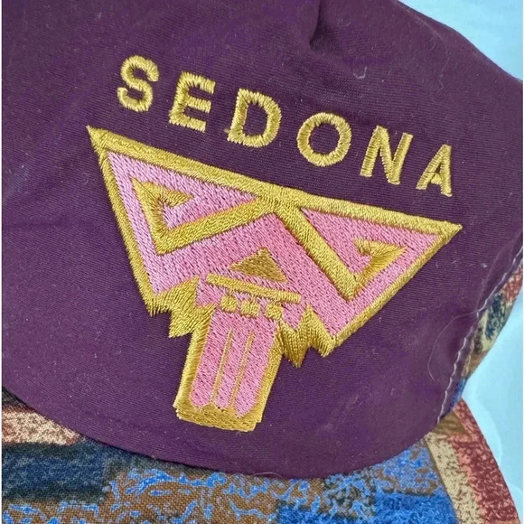 Vintage 90’s Sedona Arizona Snap back Hat Sport America Made in USA Adjustable - Picture 10 of 11